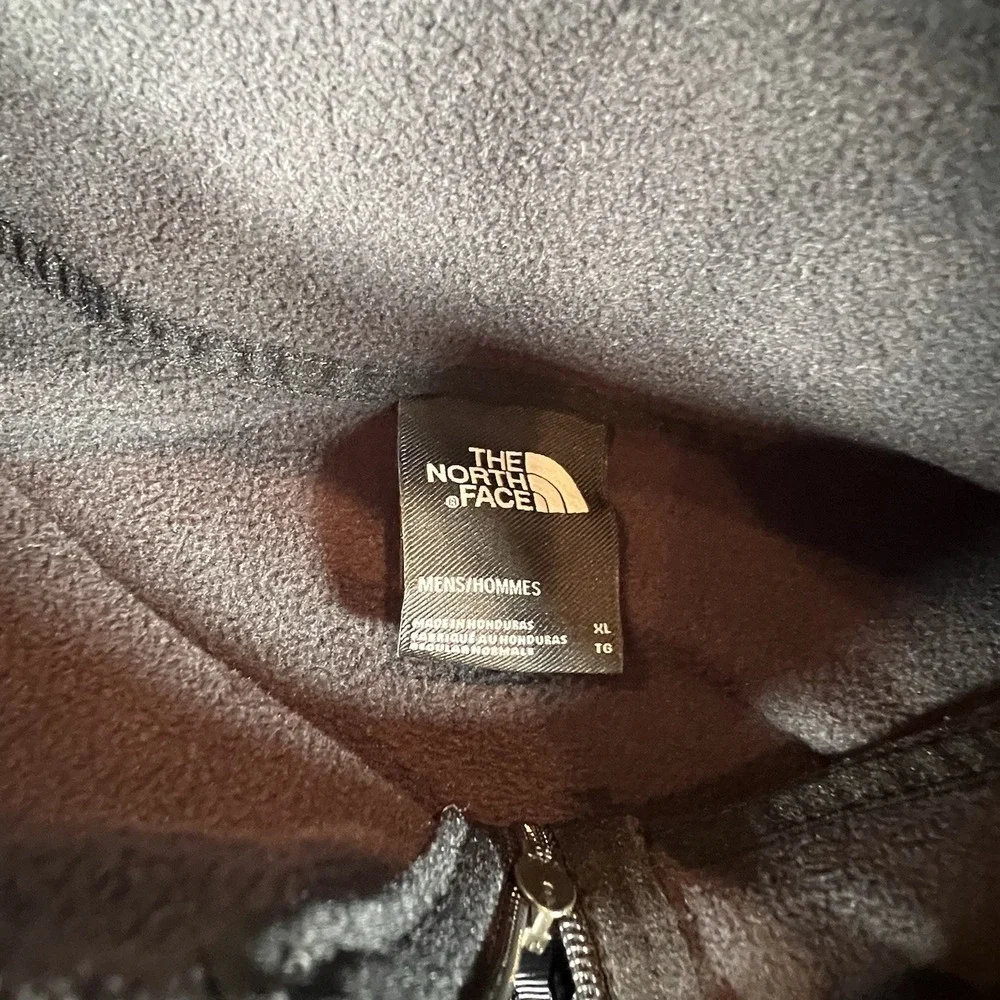 The North Face Pullover Men's Sz XL‎ Black 1/4 Zip Fleece Sweater